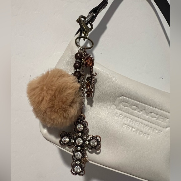 Bag Charm - Don’t Cross Me - Handcrafted Small - Picture 3 of 8